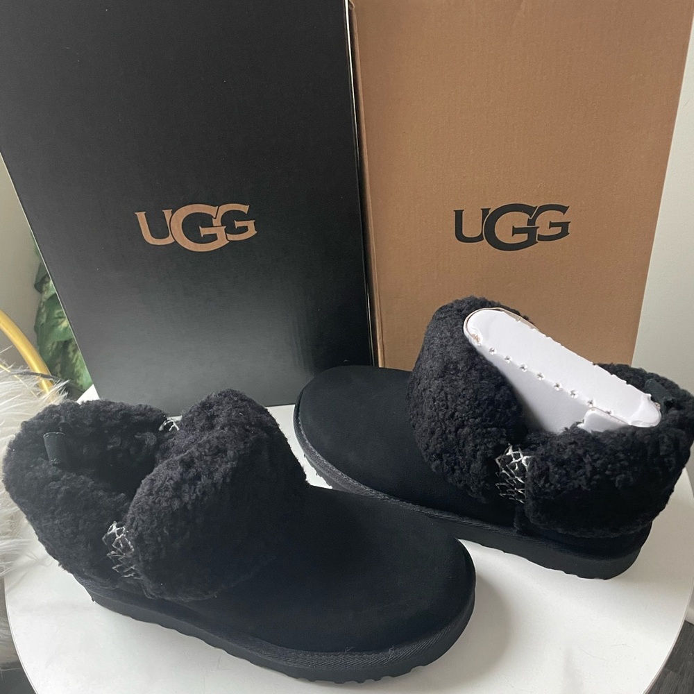 Ugg Classic Ultra Mini Braid Slip-On Booties